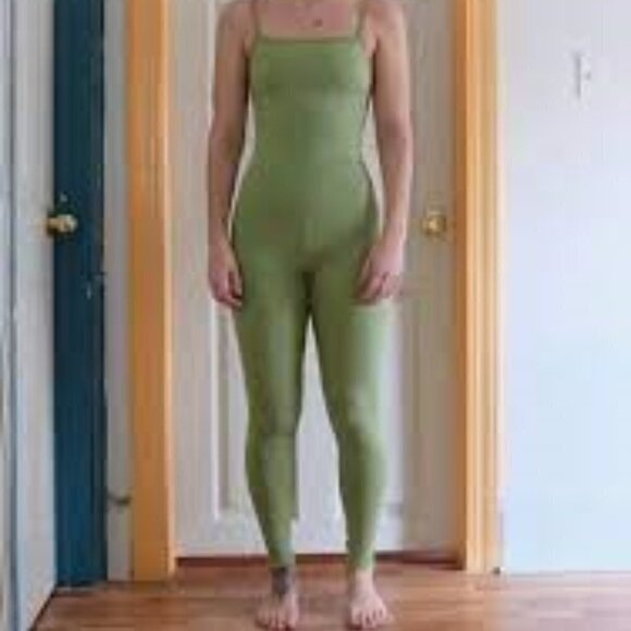 **NWT** Girlfriend Collective Green Cami Unitard XXL - Picture 3 of 12